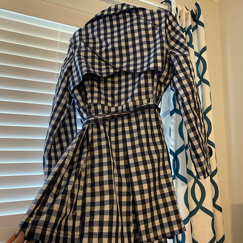 Adorable Checkered Rain Jacket - image 4